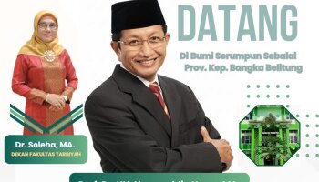 Selamat Datang Menteri Agama RI di Bumi Serumpun Sebalai